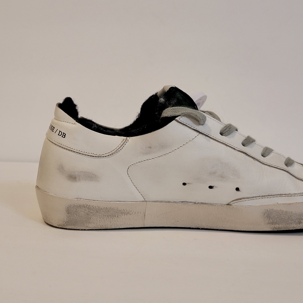 Golden Goose Sneakers womens or mens size 40 Superstar white wool liner thermal - Picture 12 of 15